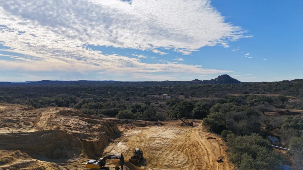 Graphite Mine Tailings at Greensmiths Southwestern Graphite Mine